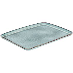 PULSIVA Servierplatte Raja; 37.5x27.5 cm (LxB); blau; rechteckig