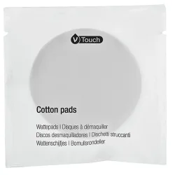V-Touch Hotel Wattepads V-Touch 4 Stk.; 6 cm (Ø); weiss; 250 Stück / Pack