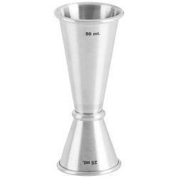 VEGA Japanischer Jigger Century; 4.5x11 cm (ØxH); silber