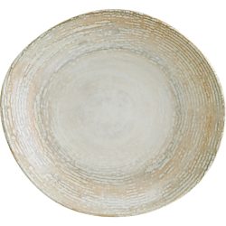 Bonna Teller tief Patera organisch; 1000 ml, 26 cm (Ø); weiss/beige; rund; 6 Stück / Pack