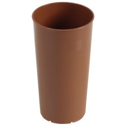 suplesse Mehrwegbecher Suplesse; 400 ml, 8x14.5 cm (ØxH); braun; 16 Stück / Pack