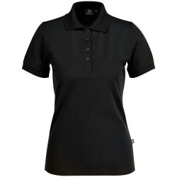 JOBELINE Damen Poloshirt Fly Kurzarm; Kleidergrösse S; schwarz