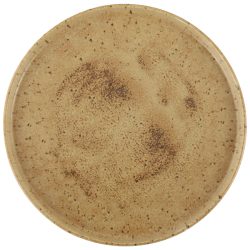 Porland Teller flach Natura mit Rand; 21.5x2.15 cm (ØxH); hellbraun/dunkelbraun; rund; 6 Stück / Pack