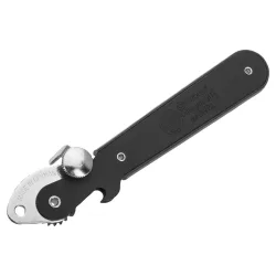 Westmark Hebeldosenöffner Columbus; 8 cm (L); schwarz/rot/silber