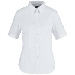 JOBELINE Damen Bluse Porter Kurzarm; Kleidergrösse 38; weiss