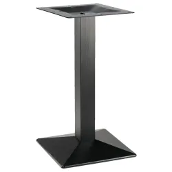 VEGA Indoor Tischgestell Quadro eckig; 42x42x72 cm (BxLxH); schwarz; quadratisch