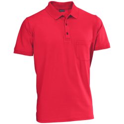 JOBELINE Herren Poloshirt Cato Kurzarm; Kleidergrösse M; rot