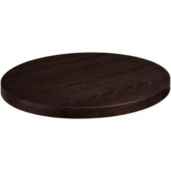 VEGA Indoor-Tischplatte Sumba rund; 80 cm (Ø); esche nussbaum gebeizt; rund