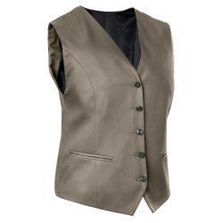 JOBELINE Damen Weste Bistro; Kleidergrösse 34; taupe