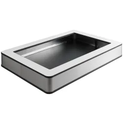 VEGA Grundbox Fundale flach GN 1/1; 63x42.5x8.5 cm (LxBxH); weiss; rechteckig
