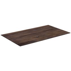 VEGA Outdoor Tischplatte Lift rechteckig; 130x80 cm (LxB); dunkelbraun; rechteckig