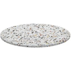 VEGA Indoor-Tischplatte Maliana rund; 60 cm (Ø); terrazzo; rund