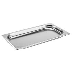 PULSIVA GN-Behälter 1/3 Basic; GN 1/3, 900 ml, 32.5x17.6x2 cm (LxBxT); silber