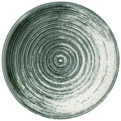 VEGA Teller flach mit Rand Etana; 30x1.4 cm (ØxH); weiss/anthrazit; rund; 4 Stück / Pack