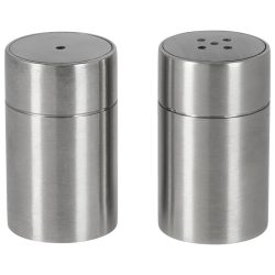 VEGA Salz-/Pfefferstreuer-Set Lesina; 2.7x4.5 cm (ØxH); silber