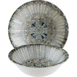 Bonna Schale Luca Mosaic; 400 ml, 16x5 cm (ØxH); orange/dunkelblau/hellblau/gelb/weiss; rund; 12 Stück / Pack