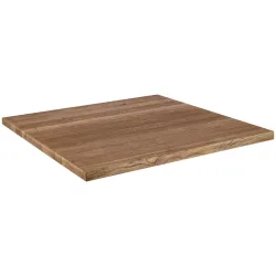 VEGA Indoor-Tischplatte Torres quadratisch; 80x80x3 cm (LxBxH); eiche antik/grau; quadratisch