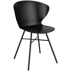 PULSIVA Stuhl Luvo; 52x51x79.5 cm (BxTxH); schwarz; 2 Stück / Pack