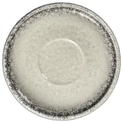 VEGA Kaffee-Untertasse Nagoya; 14x1.7 cm (ØxH); weiss/grau; 6 Stück / Pack