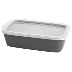 koziol Mehrweg-Menübox Move; 1400 ml, 25.5x15.8x6.7 cm (LxBxH); grau; rechteckig; 10 Stück / Pack