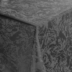 PULSIVA Tischdecke Marmor; 100x100 cm (BxL); anthrazit; quadratisch