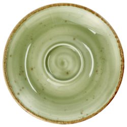 VEGA Espresso-Untertasse Nebro; 12.5x1.5 cm (ØxH); hellgrün; 6 Stück / Pack