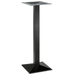 VEGA Indoor Stehtischsäule Quadro eckig; 42x42x108 cm (BxLxH); schwarz; quadratisch