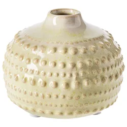 Vase Bogdana; 9.8x8 cm (ØxH); beige; 2 Stück / Pack