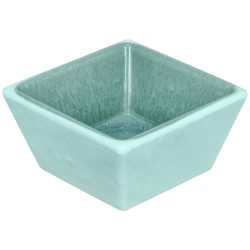 VEGA Mini-Schälchen  Torto quadratisch; 40 ml, 5.6x5.6x3 cm (LxBxH); türkis/blau; quadratisch; 6 Stück / Pack