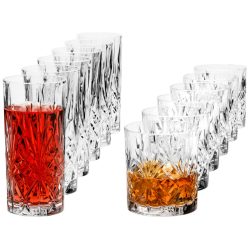 RCR Trinkglas Set Melodia; 360 ml, 8.2x15 cm (ØxH); transparent