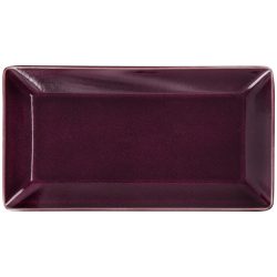 VEGA Platte Oriento; 31x16.5x3.2 cm (LxBxH); aubergine; rechteckig; 2 Stück / Pack
