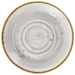 VEGA Kombi-Untertasse Nebro; 15x2 cm (ØxH); hellgrau; 6 Stück / Pack