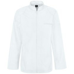 JOBELINE Herren Kochjacke Racer Langarm; Kleidergrösse 52; weiss