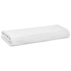 ERWIN M. Duschtuch Classico ohne Bordüre; 70x140 cm (BxL); weiss; 5 Stück / Pack