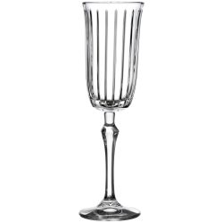 Pasabahçe Sektglas Joy mit Rillen; 175 ml, 6.6x22.4 cm (ØxH); transparent; 4 Stück / Pack