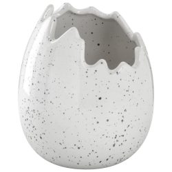Deko-Osterei Baltus; 12.5x14.5 cm (BxH); cremeweiss
