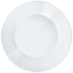 Luminarc Teller Stairo flach; 23.5x2.2 cm (ØxH); weiss; rund; 6 Stück / Pack