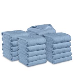 PULSIVA Vorteilspack Duschtuch Mars farbig; 70x140 cm (BxL); blau; 20 Stück / Pack