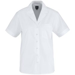 JOBELINE Damen Bluse Magnum Kurzarm; Kleidergrösse 48; weiss