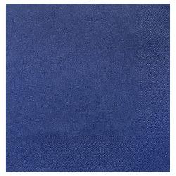 GARCIA DE POU Papierserviette 2-lagig; 39x39 cm (BxL); dunkelblau; 100 Stück / Pack