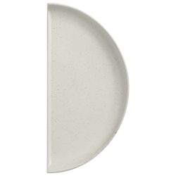 VEGA Halber Teller flach Ossori; 27.5x13.5 cm (LxB); beige; halbrund; 4 Stück / Pack