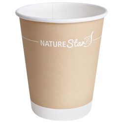 NATUREStar Trinkbecher Only Paper; 400 ml, 9x13.2 cm (ØxH); braun; 50 Stück / Pack