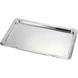 PULSIVA GN-Tablett 1/1 Romanza; GN 1/1, 53x32.5 cm (LxB); silber; rechteckig