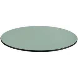 VEGA Outdoor-HPL Tischplatte Compa rund; 69 cm (Ø); mintgrün; rund
