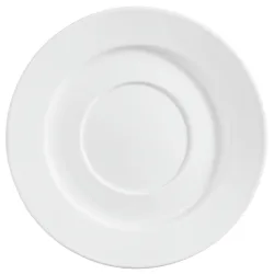 VEGA Suppen-/Tee-/Milchkaffee-Untertasse Base; 17 cm (Ø); weiss; rund; 6 Stück / Pack