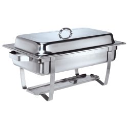 PULSIVA Chafing-Dish Standard; 9000 ml, 56x36x28 cm (BxTxH); silber; rechteckig