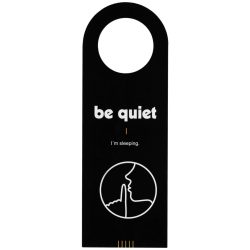 PULSIVA Türhänger Hotel Boutique; 24x8.4 cm (LxB); weiss/schwarz; 10 Stück / Pack