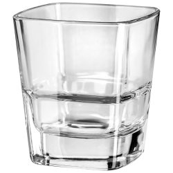 Borgonovo Universalglas Palladio Quadro; 350 ml, 8.6x9.8 cm (ØxH); transparent; 6 Stück / Pack