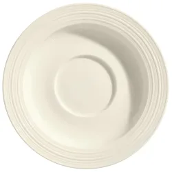 VEGA Kaffee-/Becher-Untertasse Skyline; 15 cm (Ø); cremeweiss; rund; 6 Stück / Pack