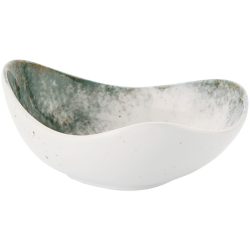 VEGA Schale Purior; 330 ml, 15.8x14.8x7 cm (LxBxH); weiss/petrol; oval; 6 Stück / Pack